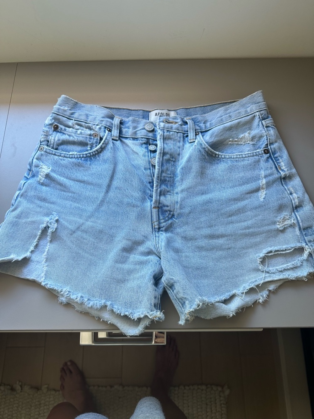 AGolde Parker Long Shorts - Size 27